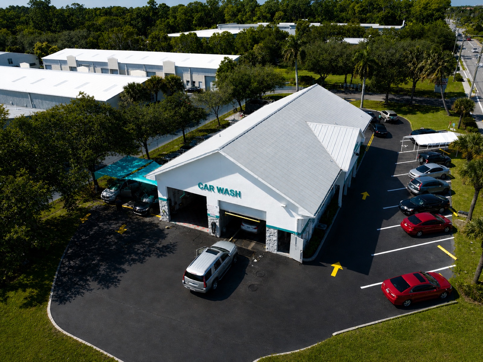 Radio Road Car Wash exterior at 4790 Radio Rd in Naples FL